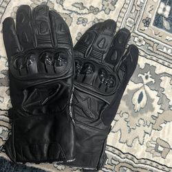 New  Men  Black Alpinestar Motorbike  Gloves Xl And Xxl