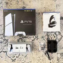PlayStation 5 Bundle: PS5 Slim, PS Portal, and Pulse Elite Wireless Headphones