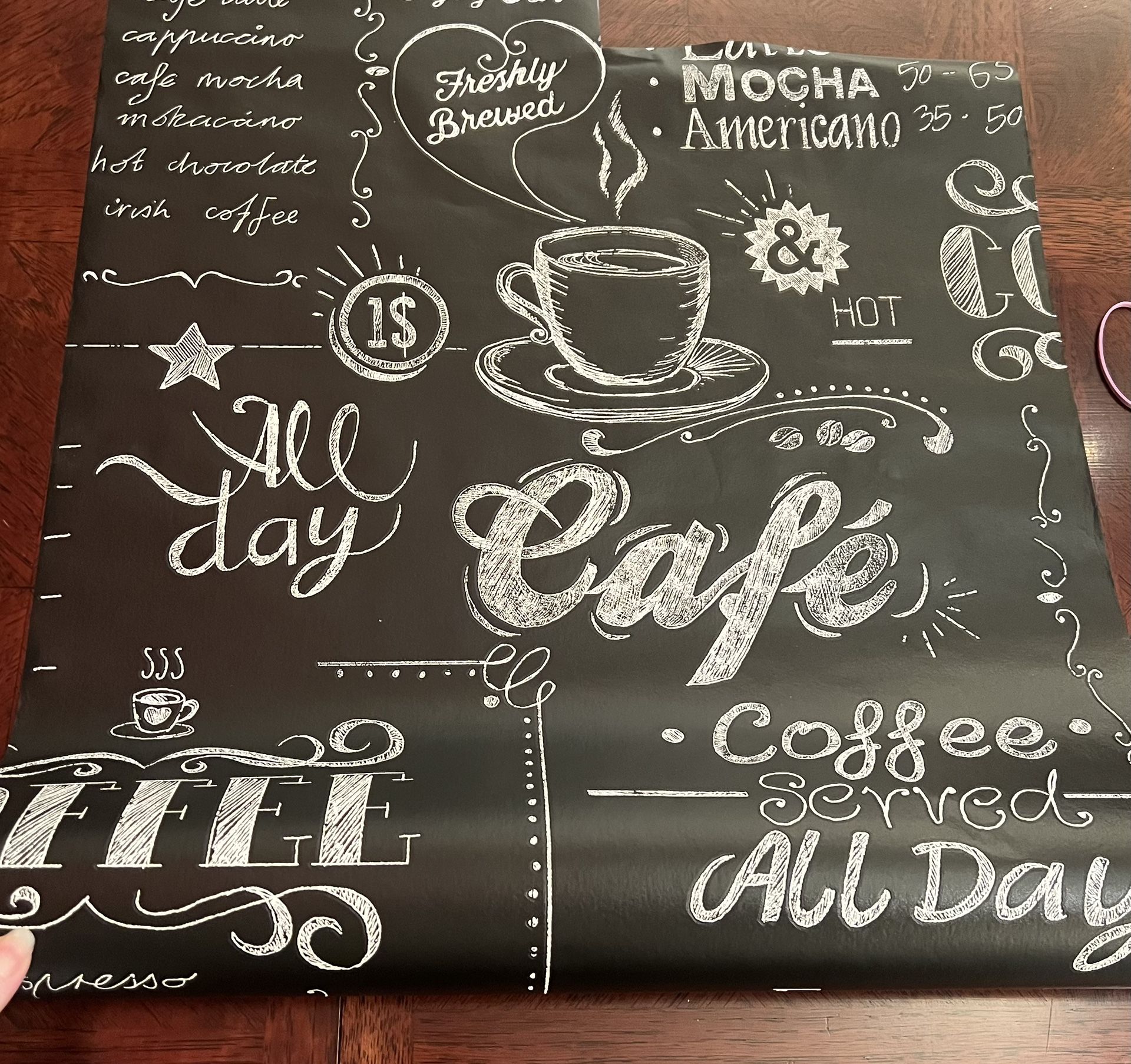 Cafe Wall Paper Roll