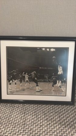 Signed Michael Jordan Frame