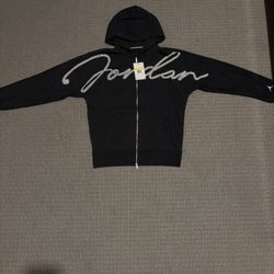 Nike Jordan Double Zip Hoodie—SMALL