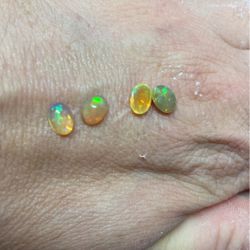 Opal Cabochons Total Weight 2 Carat 