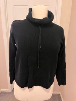 Black turtleneck sweater, size: XL $20 cash only. Cross posted