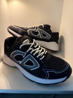 Size 12.5 Dior B30 Sneakers Black and White