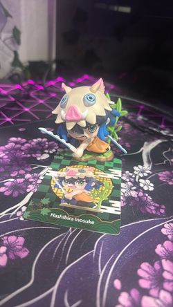 Demon Slayer Hashibira Inosuke Mini Figure with Card