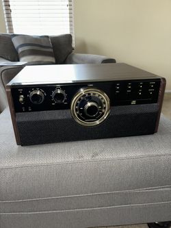 Empire 6-in-1 Wood Record Player