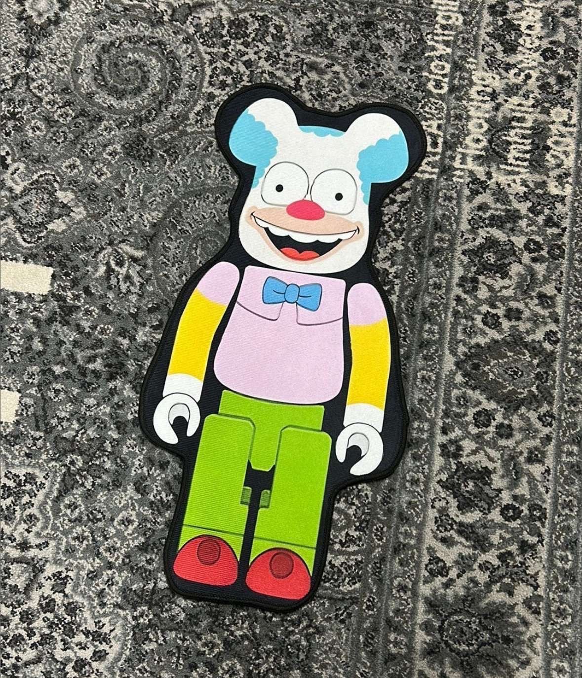 (KRUSTY THE CLOWN BEARBRICK CUSTOM
