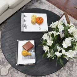 Black Wood Coffee Table