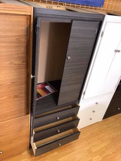 New compressed Wood tall wardrobe dresser