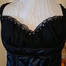M/L Black  Bustier Cosplay  Halloween Costume 