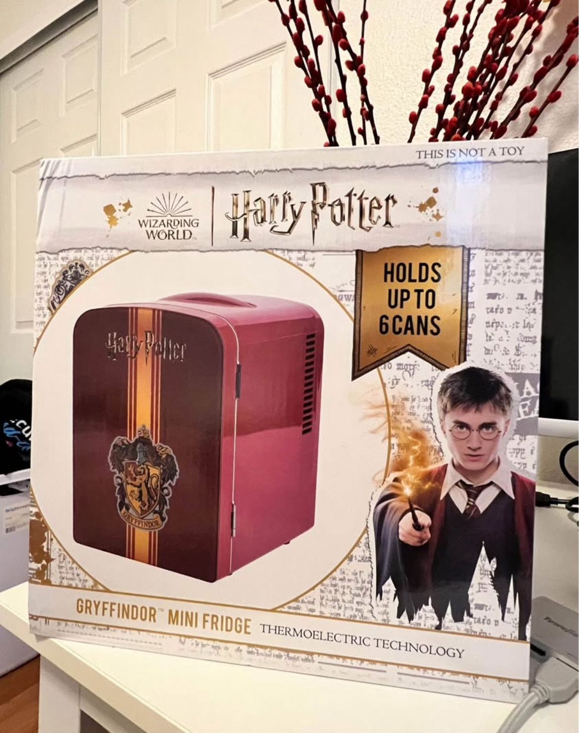 Wizard World Harry Potter Gryffindor Mini Fridge