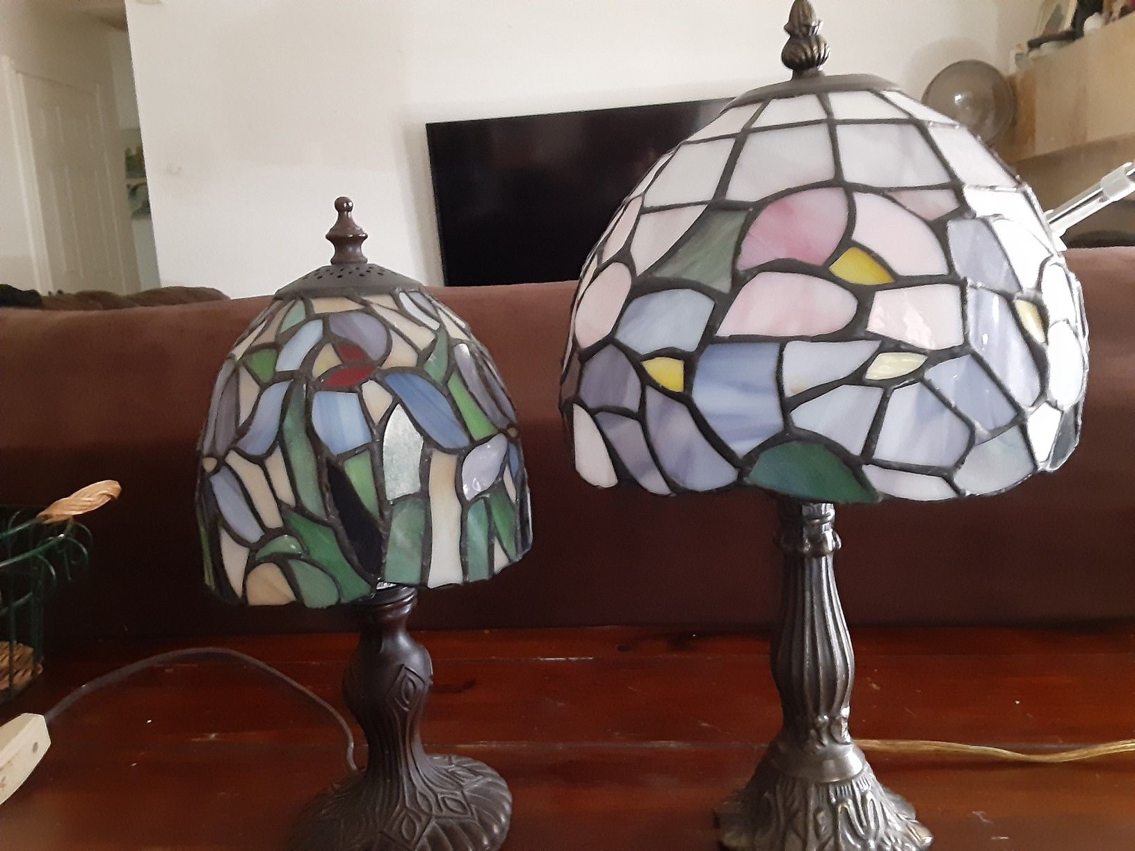 Tiffany style accent lamps