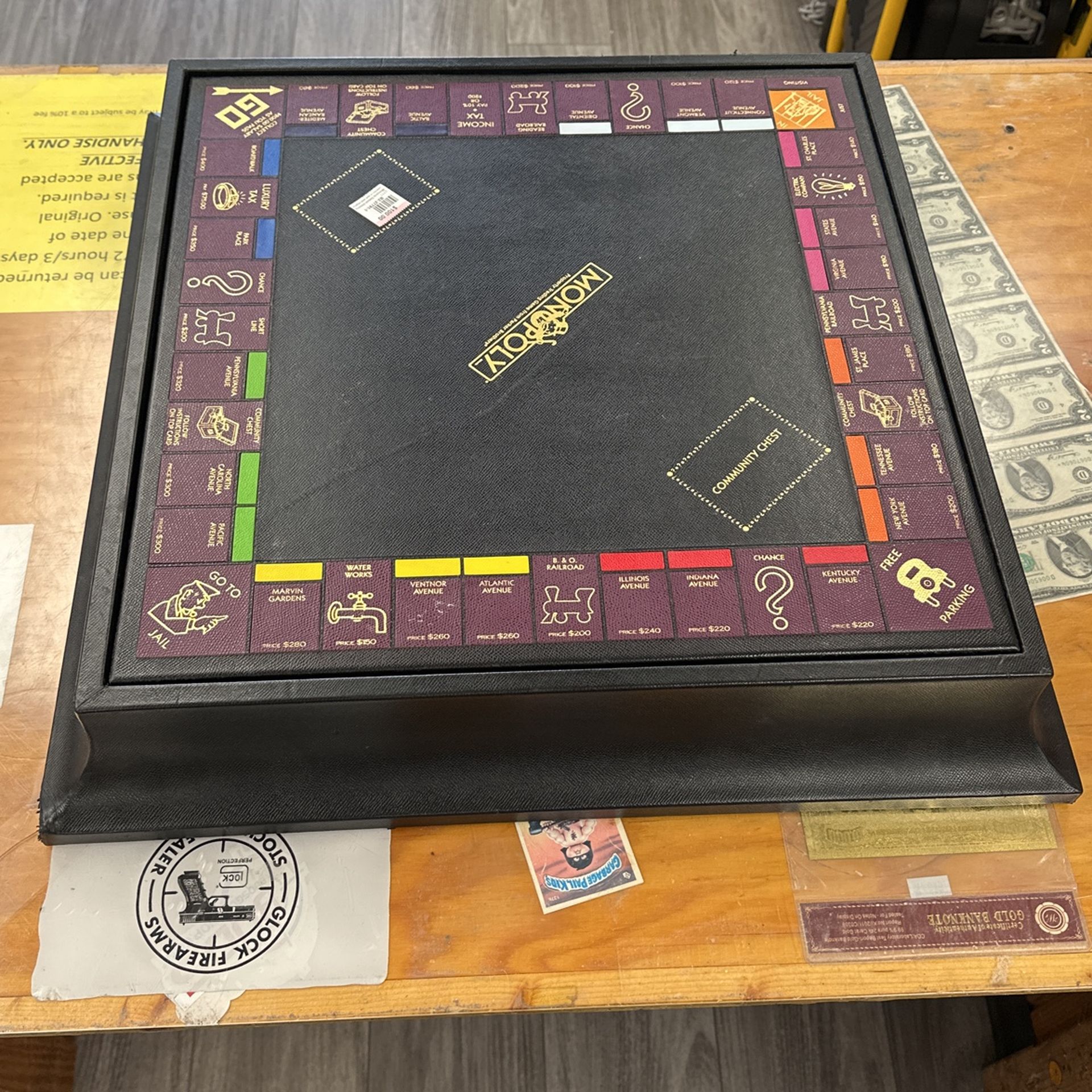 Barney’s New York Monopoly Board *read*
