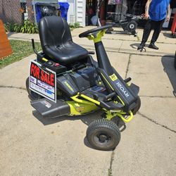 Selling A Ryoby Electric Riding Lawn Mower 30" 