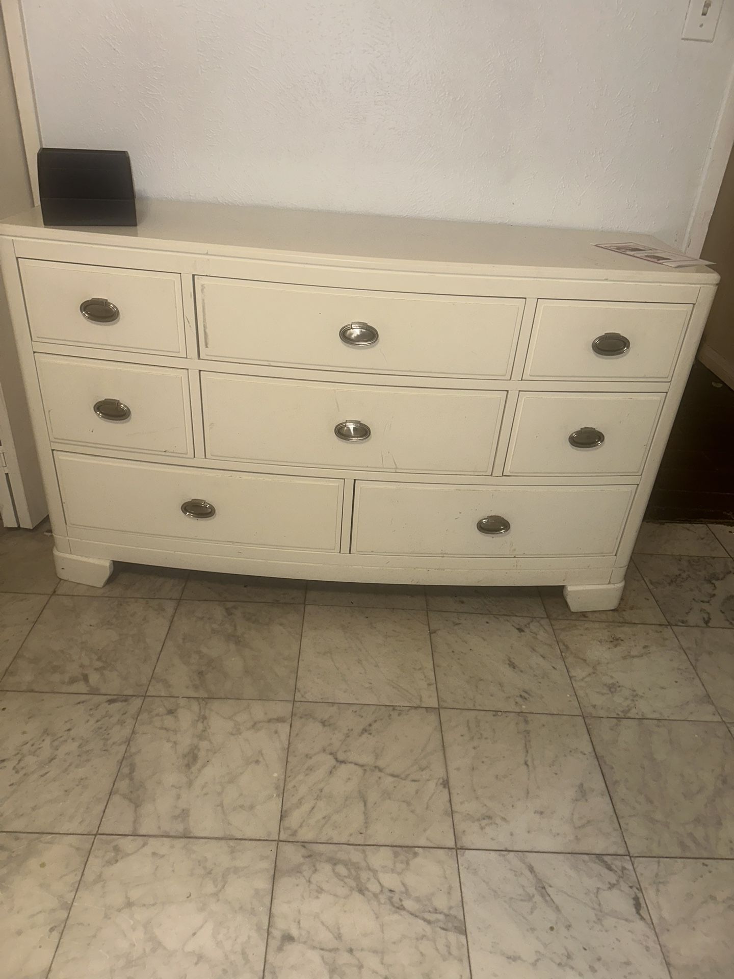 White Dresser - Fully Functional - Drawers Great! First offer best offer!