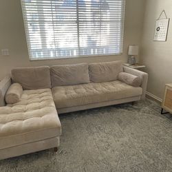 Article Sven Velvet Sectional 