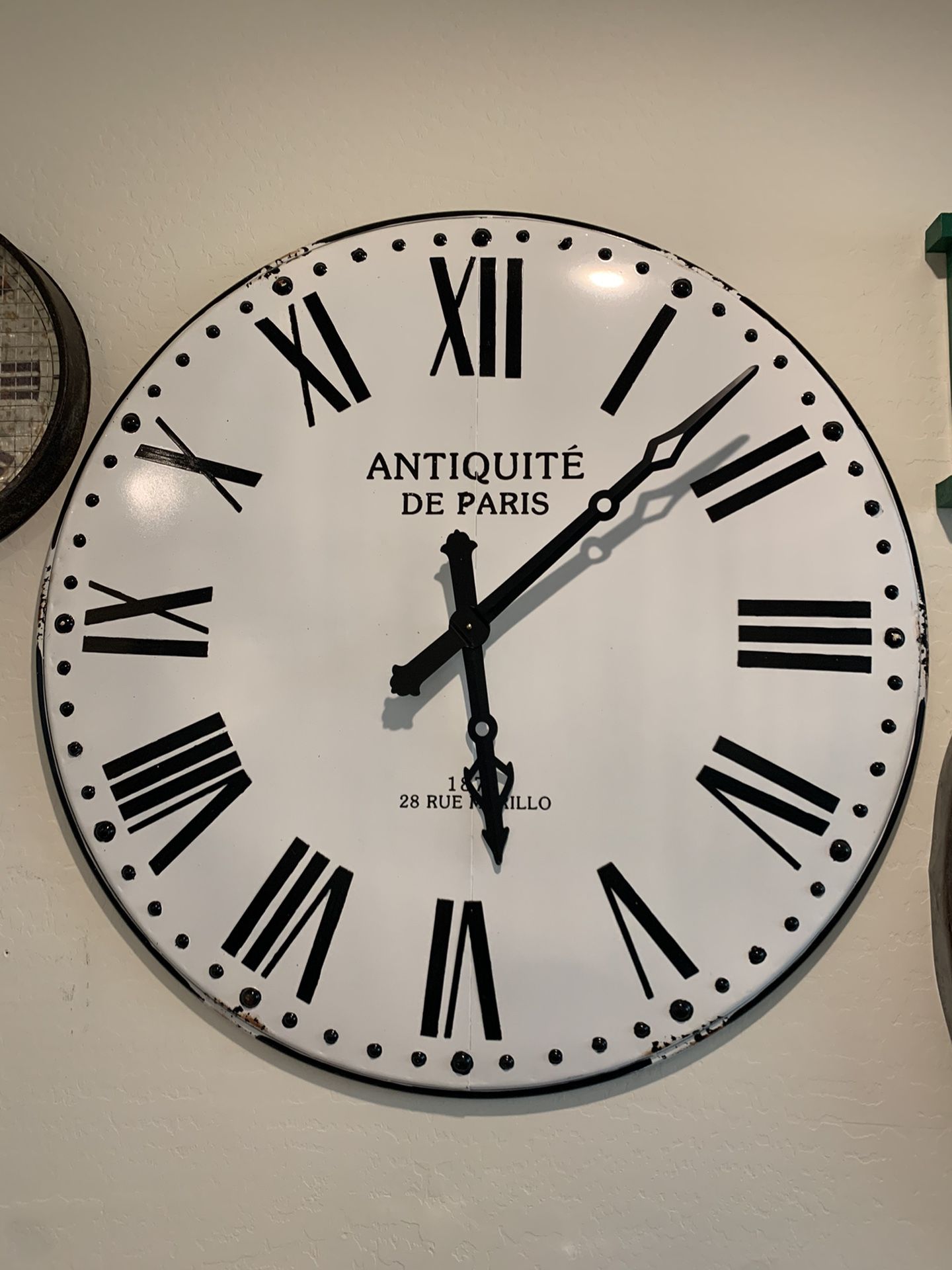 Big antique wall clock