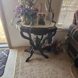 Marble Top Antique Table