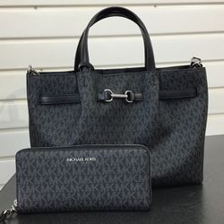 Michael Kors Purse And Wallet Set