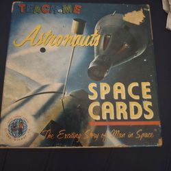 Vintage Teach Me Astronauts Space Cards - Set of 48 - Gelles-Widmer Company 1963