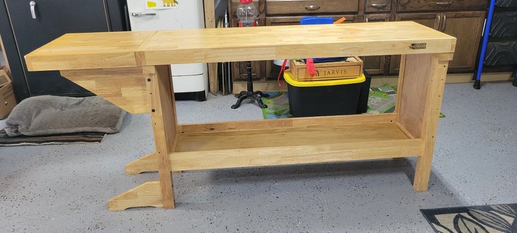 Set Of 2 Nice Sturdy Workbenches