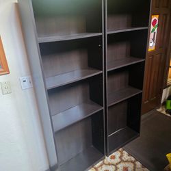 Black IKEA Bookshelves