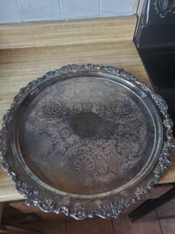 Baroque By Wallace Silver Platter