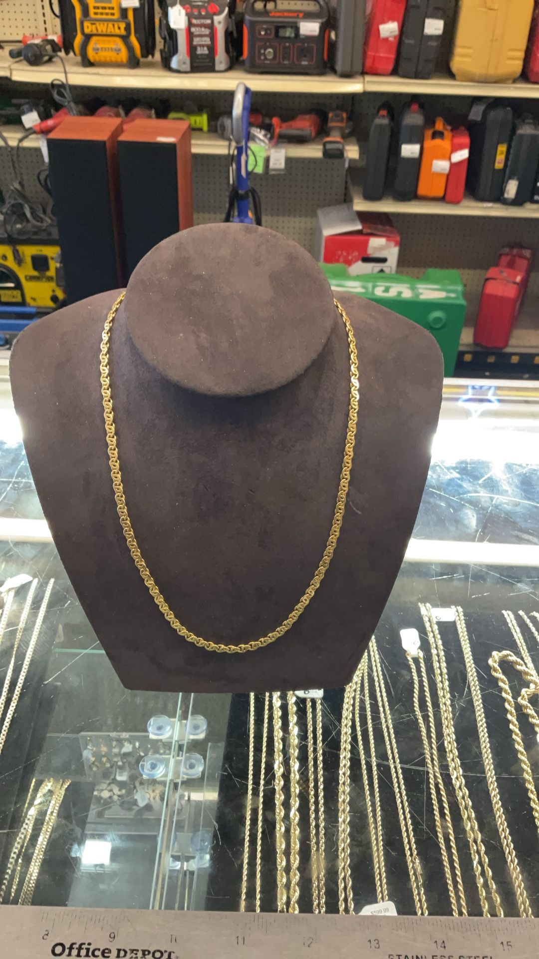 18KT Solid Gucci Link Chain 34578-1