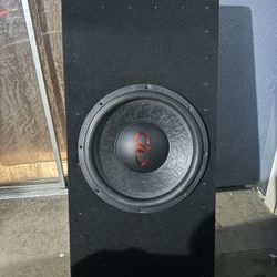 DD Audio 15” subwoofer with custom box
