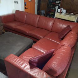 leather sectional couch 