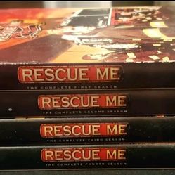 MINT LOT of (4) RESCUE ME DVD Box Sets - Full Seasons 1-4