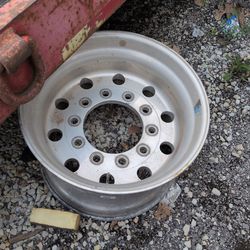 Two Aluminum Rims 445/50R22.5