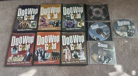 10 Disc DVD Set Of DooWop’s Gold Greatest Hits 