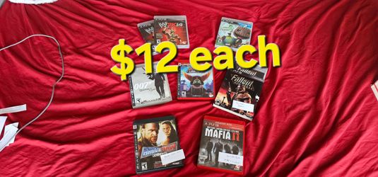 Sony PlayStation 3 ps3 games $12 each