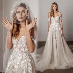 Illusion Lace Wedding Dress 