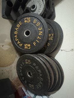 Kettlebells, plates