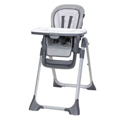 Baby Trend Sit Right 2.0 3-in-1 High Chair – Cozy Grey – Adjustable Folding