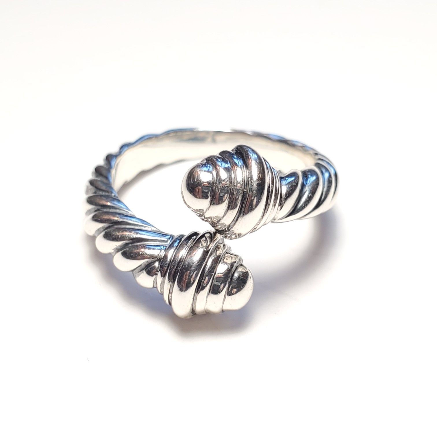 David Yurman Sterling Silver Bypass Ring