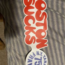 Boston Sucks Stickers 