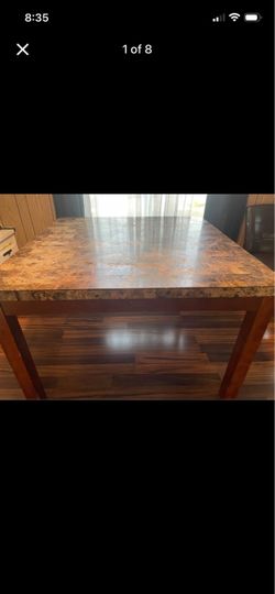 Marble kitchen table