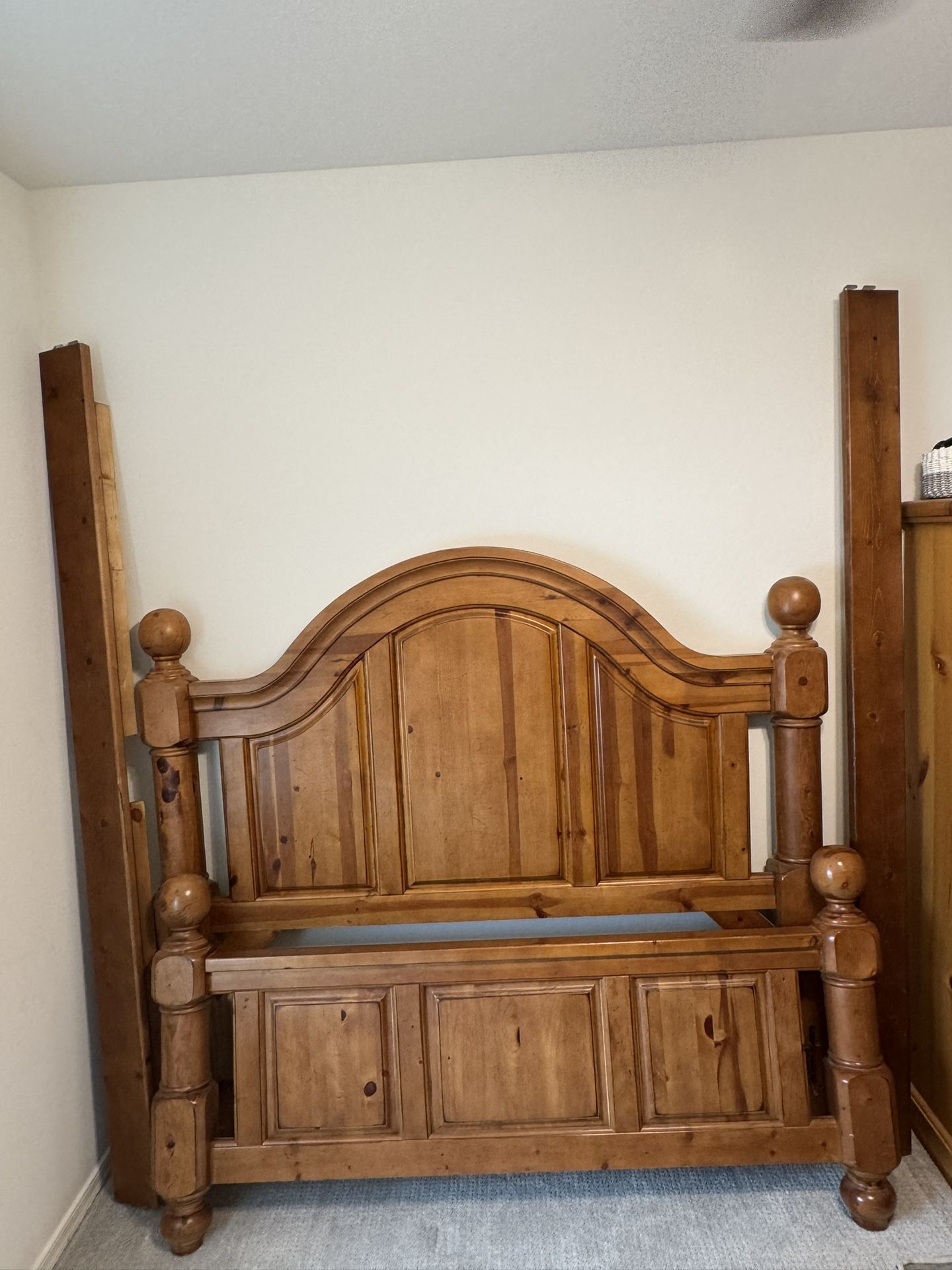 Bed Frame, Mattress And Box Spring