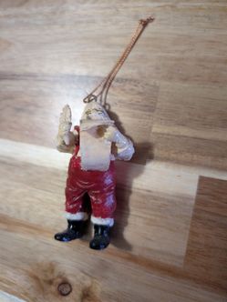 (S13) Vintage Santa Claus Christmas Ornament