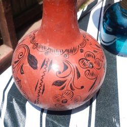 Clay Jar 8hx 6"W