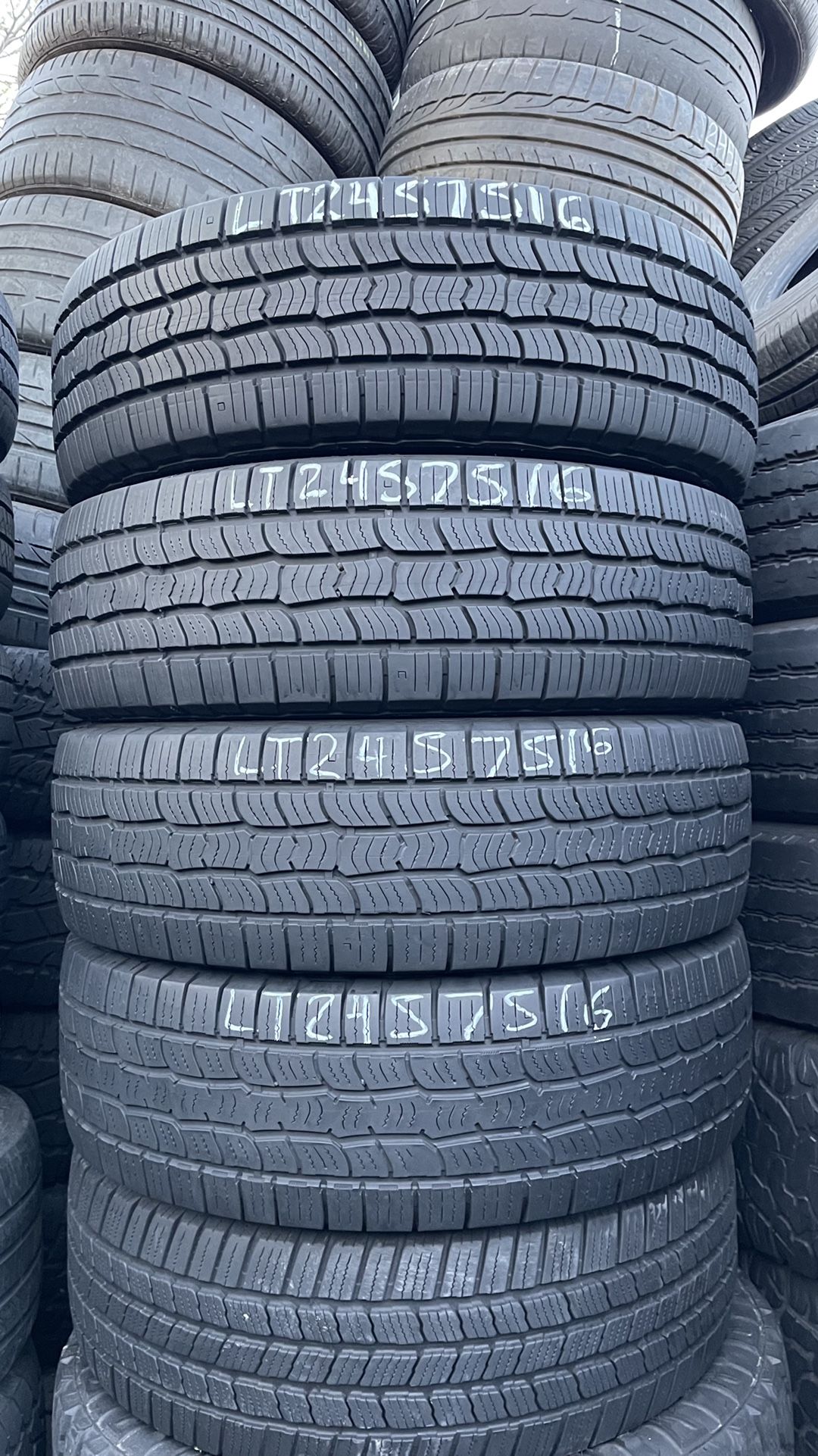 set Of Tires LT245/75r16 Cooper for Sale in Albuquerque, NM - OfferUp