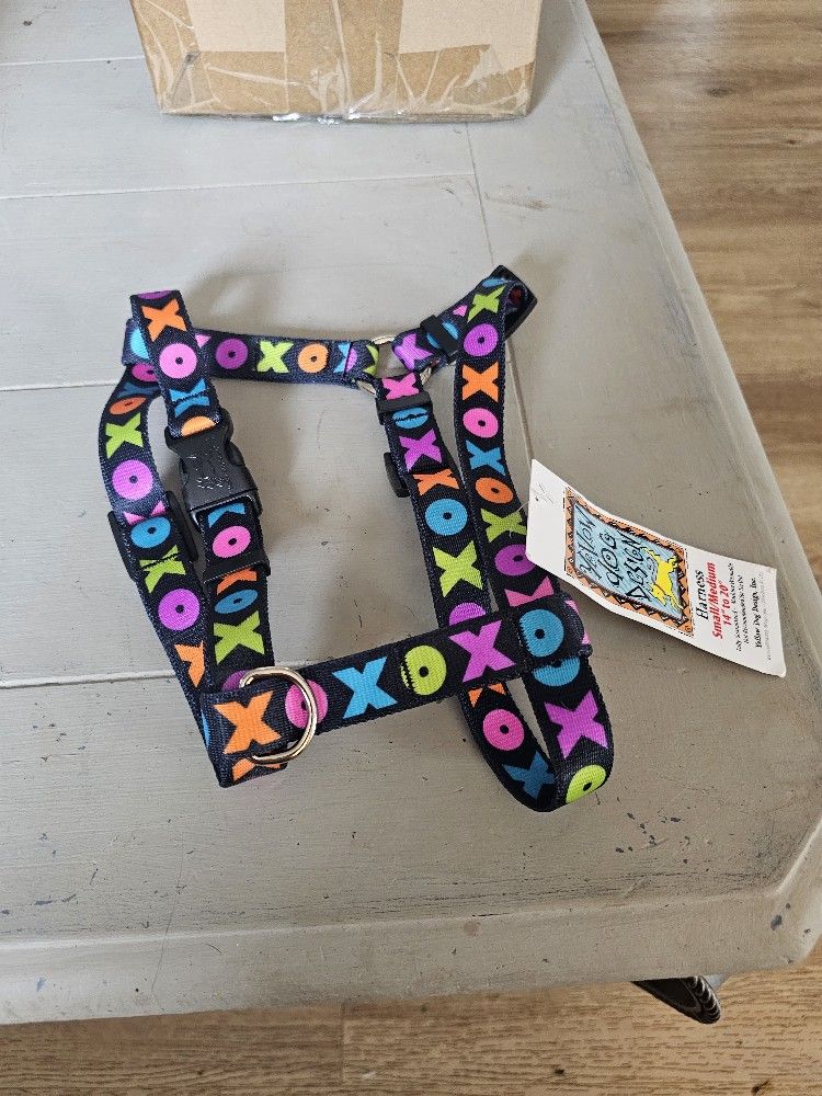New Dog Harness ,Yellow Dog Design S,M 10$
