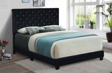 Brand new velvet bed