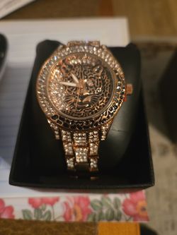 Beautiful Watch With  Cheeta  Copper Finish