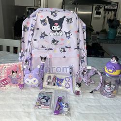 Sanrio Back Packs With Hair Accessories 