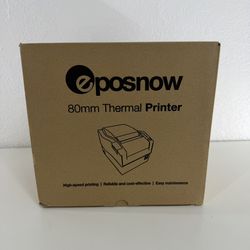 EposNow 80mm Thermal Printer Model POS80GXa Interface USB&RS232&LAN Black NEW
