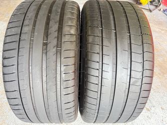 Two Tires 275/35/21 Michelin Pilot Sport 4S and S 5 with 70% Left one of each